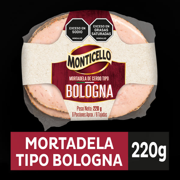 MORTADELA BOLOGNA MONTICELLO 220G N